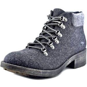 ROCKET DOG- Gray Wool Blend Lug Ankle Boots